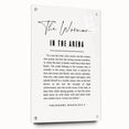 Inspirational Typography Art Print – The Woman in the Arena