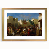 Romanticism Art - Famous Romantic Era Painting of Tangier Scene