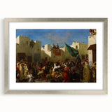 Romanticism Art - Famous Romantic Era Painting of Tangier Scene