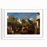Romanticism Art - Famous Romantic Era Painting of Tangier Scene