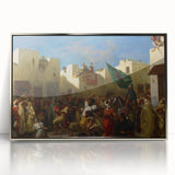 Romanticism Art - Famous Romantic Era Painting of Tangier Scene