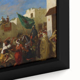 Romanticism Art - Famous Romantic Era Painting of Tangier Scene