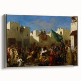 Romanticism Art - Famous Romantic Era Painting of Tangier Scene