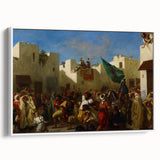Romanticism Art - Famous Romantic Era Painting of Tangier Scene