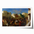 Romanticism Art - Famous Romantic Era Painting of Tangier Scene
