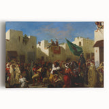 Romanticism Art - Famous Romantic Era Painting of Tangier Scene