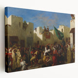 Romanticism Art - Famous Romantic Era Painting of Tangier Scene