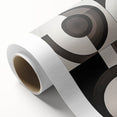 Abstract geometric design on rolled canvas, showcasing vibrant colors and intricate patterns, perfect for modern home decor. Packaged securely in a cardboard tube.