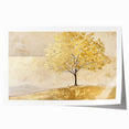 Abstract landscape wall art print showcasing vibrant colors and intricate textures, rolled up for easy shipping, perfect for modern home decor.