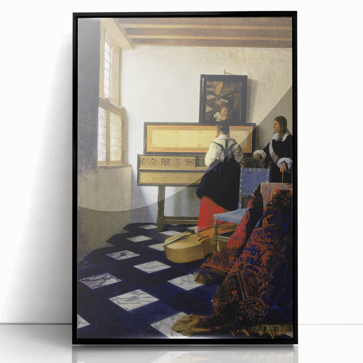 Antique Baroque Art Print – Elegant Rococo Wall Décor for Classic Interiors