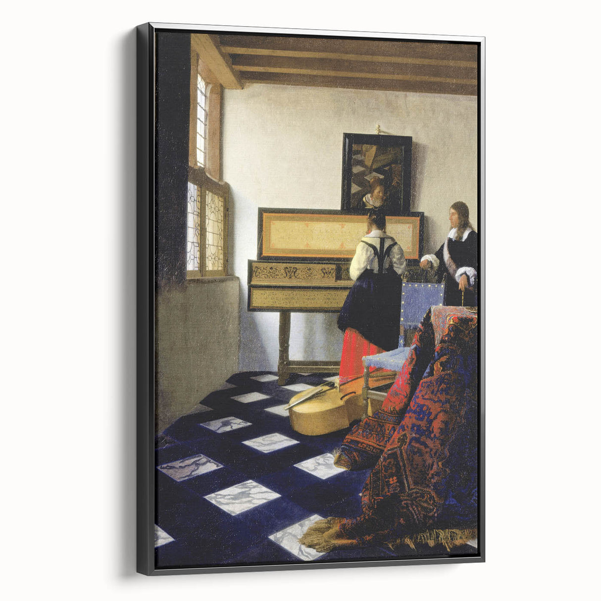 Antique Baroque Art Print – Elegant Rococo Wall Décor for Classic Interiors