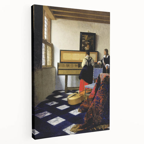 Antique Baroque Art Print – Elegant Rococo Wall Décor for Classic Interiors