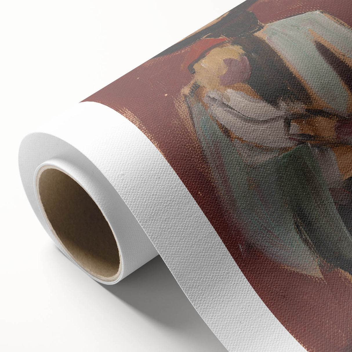 Expressionist Art: Figural Study by Weisz-Kubínčan Canvas Print