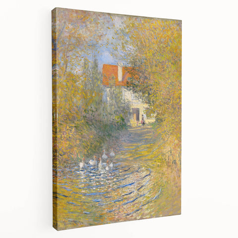 Impressionist Wall Art: Claude Monet's The Geese 1874 Landscape Print