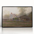 Isolated House in the Woods Realism Art Print - Mednyánszky Landscape