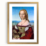 Young Woman with Unicorn - Renaissance Art Prints for Classic Elegance