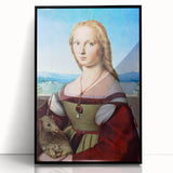 Young Woman with Unicorn - Renaissance Art Prints for Classic Elegance
