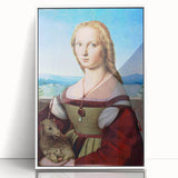 Young Woman with Unicorn - Renaissance Art Prints for Classic Elegance