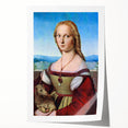 Young Woman with Unicorn - Renaissance Art Prints for Classic Elegance