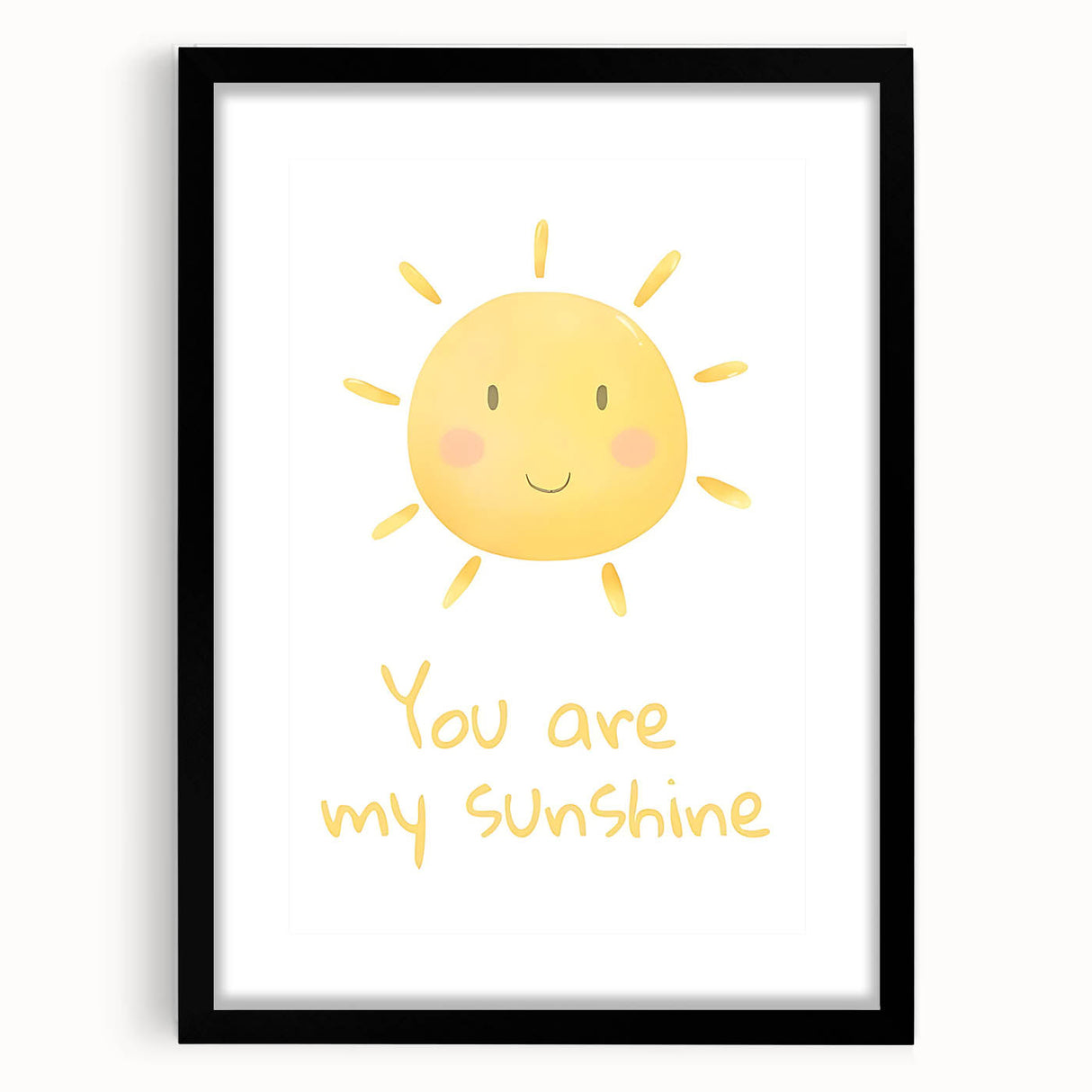 You Are My Sunshine Nursery Wall Art - Baby Room Decor