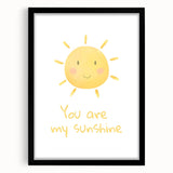 You Are My Sunshine Nursery Wall Art - Baby Room Decor