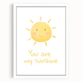 You Are My Sunshine Nursery Wall Art - Baby Room Decor