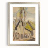 Modern Abstract Art – Fluid Shapes on Framed Acrylic Glass