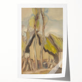 Modern Abstract Art – Fluid Shapes on Framed Acrylic Glass