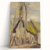 Modern Abstract Art – Fluid Shapes on Framed Acrylic Glass