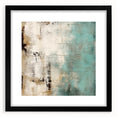 Abstract wall art featuring dynamic black strokes on a white background, framed elegantly with a matte finish, adding a modern touch to any decor.