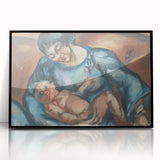 Modern Wall Art - Abstract Mother’s Love Painting - Contemporary Decor