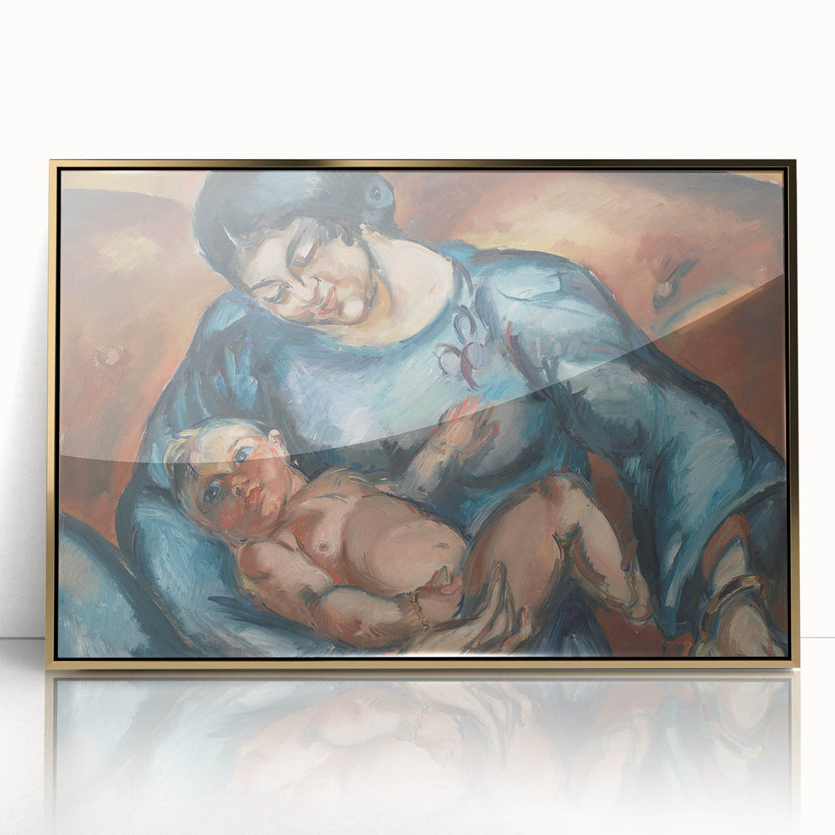 Modern Wall Art - Abstract Mother’s Love Painting - Contemporary Decor