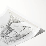 Modern Abstract Art – Bold Geometric Design on Acrylic Glass