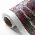 Modern Wall Art: Abstract Birch Forest in Vibrant Hues
