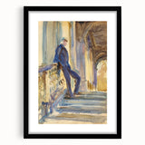 Romanticism Art: Sir Neville Wilkinson by Sargent Canvas Print