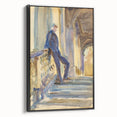 Romanticism Art: Sir Neville Wilkinson by Sargent Canvas Print