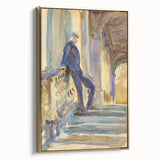 Romanticism Art: Sir Neville Wilkinson by Sargent Canvas Print
