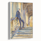 Romanticism Art: Sir Neville Wilkinson by Sargent Canvas Print