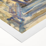 Romanticism Art: Sir Neville Wilkinson by Sargent Canvas Print