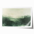 Vibrant abstract landscape wall art print showcasing bold colors and dynamic shapes, rolled for shipping in a protective cardboard tube, ideal for modern decor.