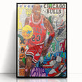 Vibrant Pop Art Wall Art – Colorful Michael Jordan Canvas