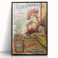 Retro Coffee Ad Wall Art - Vintage Reeves, Parvin & Co Print