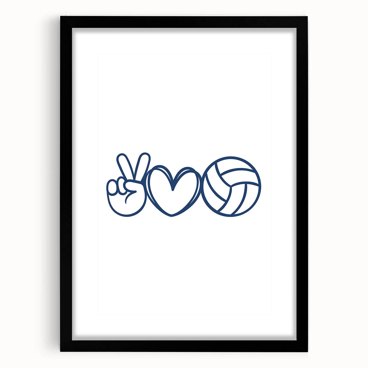 Volleyball-Themed Boys Room Wall Art – Kids Wall Art Prints