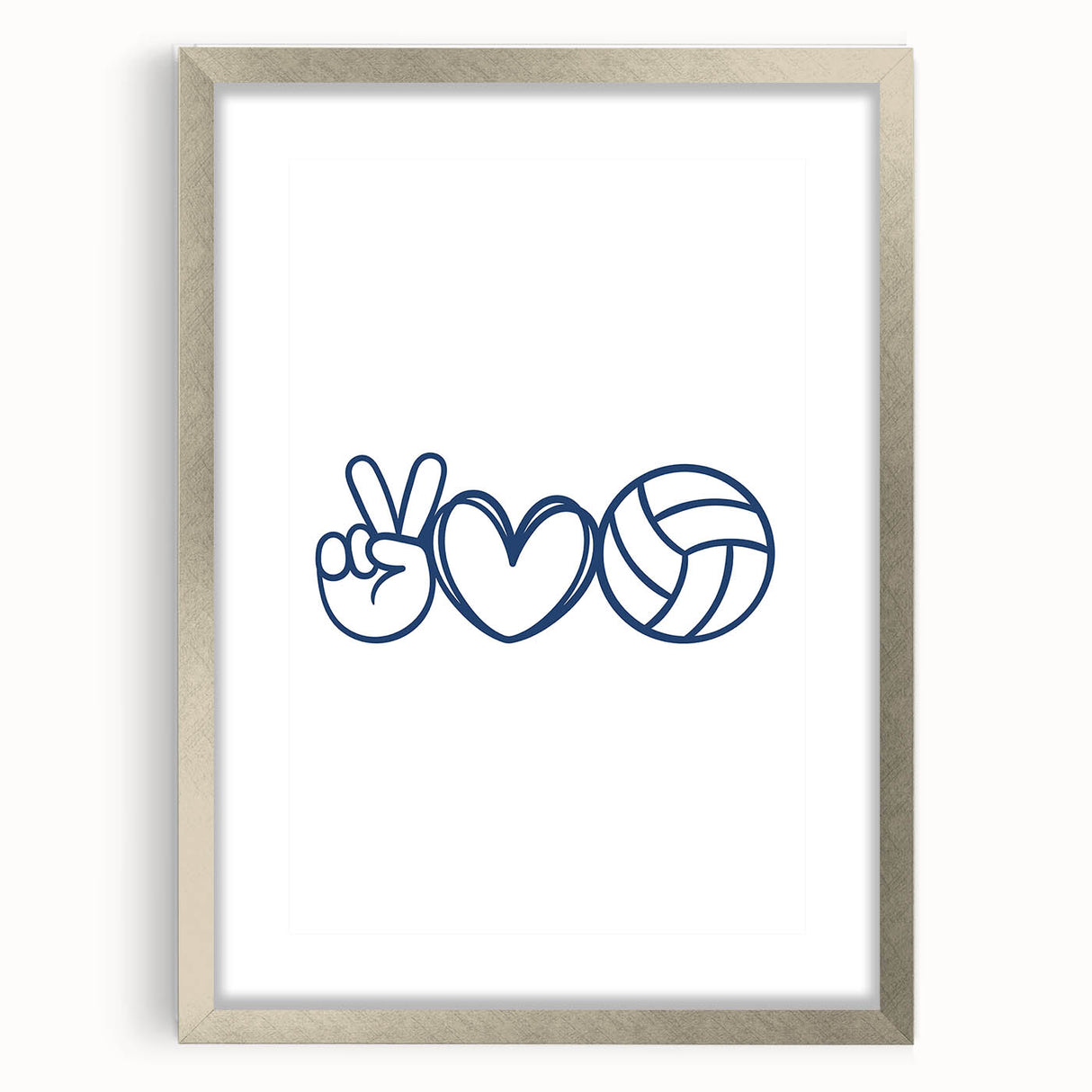 Volleyball-Themed Boys Room Wall Art – Kids Wall Art Prints