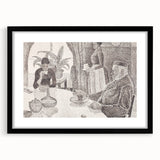 Modern Wall Art - Abstract Dining Room Scene by Paul Signac