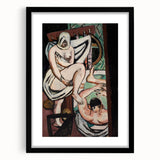 Modern Abstract Art – Organic Flow on Framed Acrylic Glass