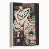 Modern Abstract Art – Organic Flow on Framed Acrylic Glass