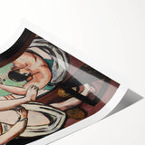 Modern Abstract Art – Organic Flow on Framed Acrylic Glass