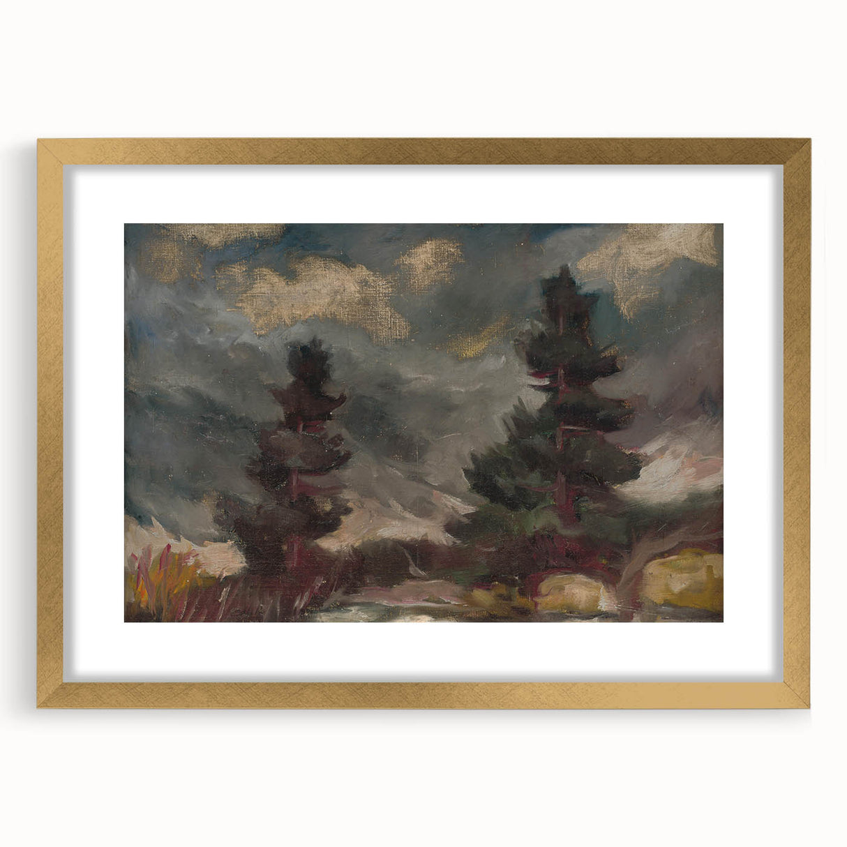 Modern Wall Art - Tatra Landscape Painting by Zolo Palugyay