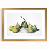 Modern Wall Art - Green Pears Still Life by Charles Demuth